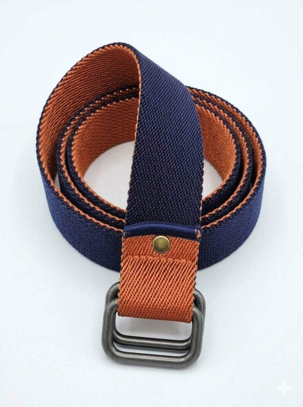 🔸️Gap Orange & Blue Reversible Canvas Belt Large